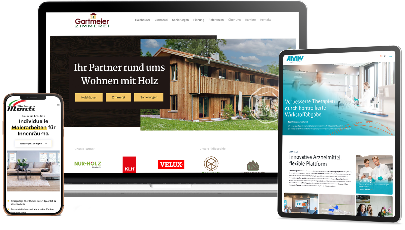 GIPFELFORMER Unternehmensauftritte, Websites, Corporate Design, Marketing